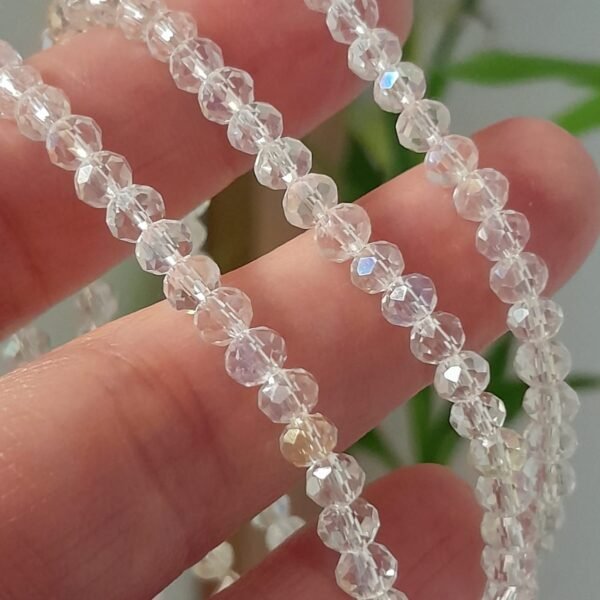 Pulsera ajustable cristal de roca transparente