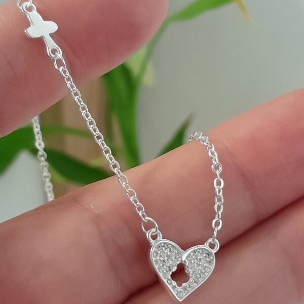 Conjunto italiano corazon con cubic