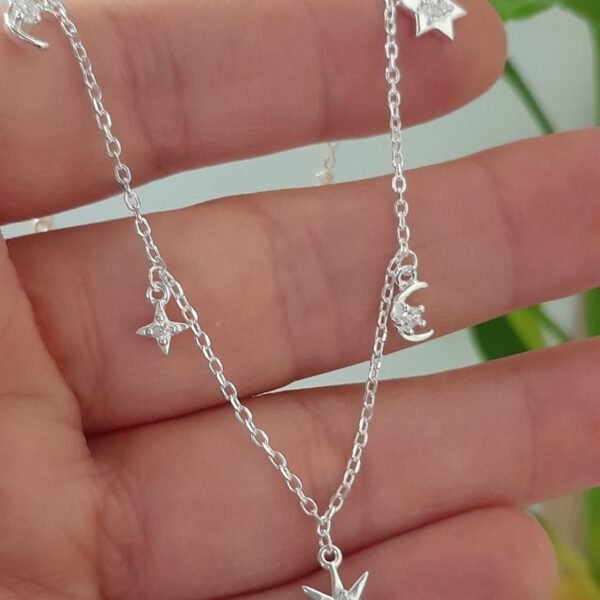 Conjunto italiano chocker estrellas y luna