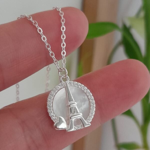 Conjunto italiano torre Eiffel con nacar