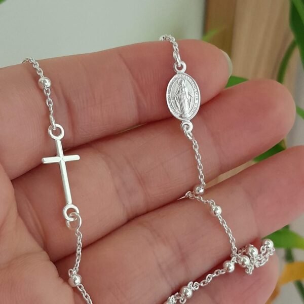 Conjunto italiano cruz y medalla milagrosa