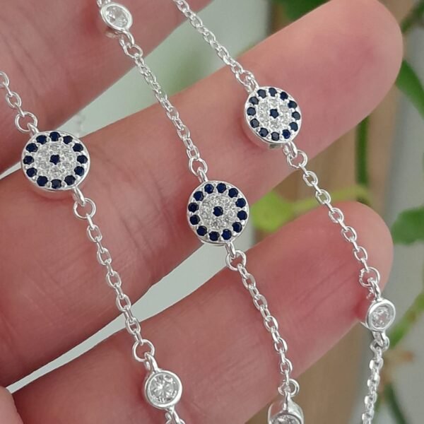 Pulsera italiana ojito turco cubic