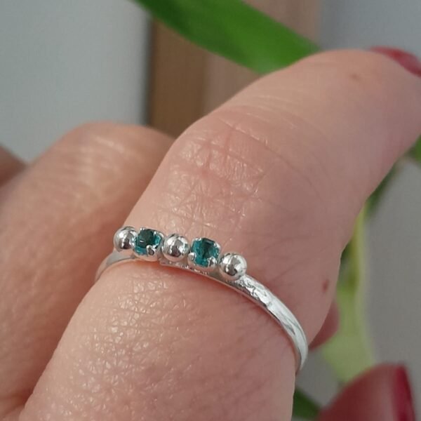 Anillo laminado cubic celeste