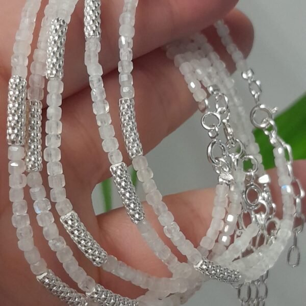 Pulsera italiana cuarzo blanco