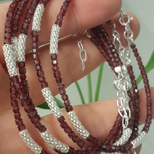 Pulsera italiana piedra natural bordo