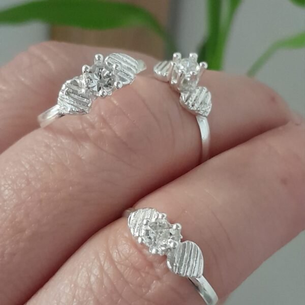 Anillo laminado cristal central