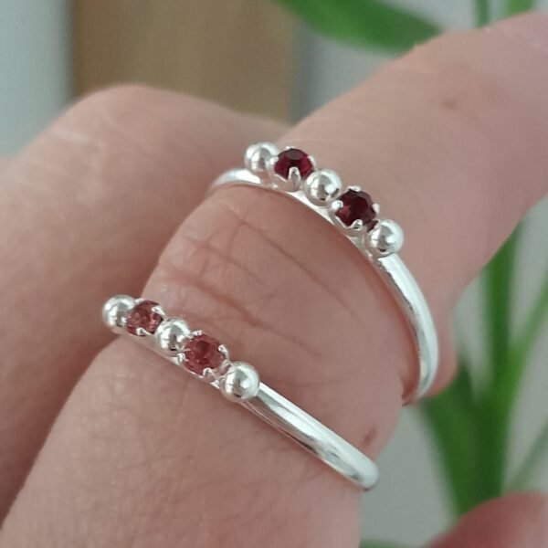 Anillo laminado cubic colores
