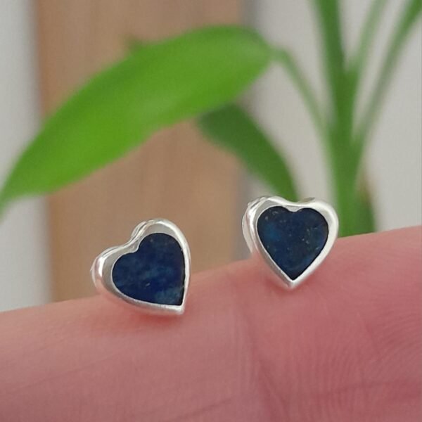Pasante italiano corazon de lapislazuli
