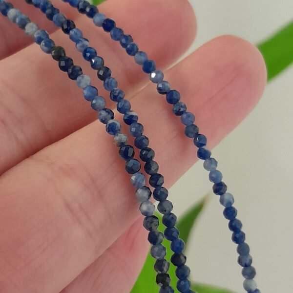 Pulsera italiana piedra natural lapislazuli