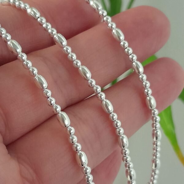 Pulsera italiana bolitas con arrocitos