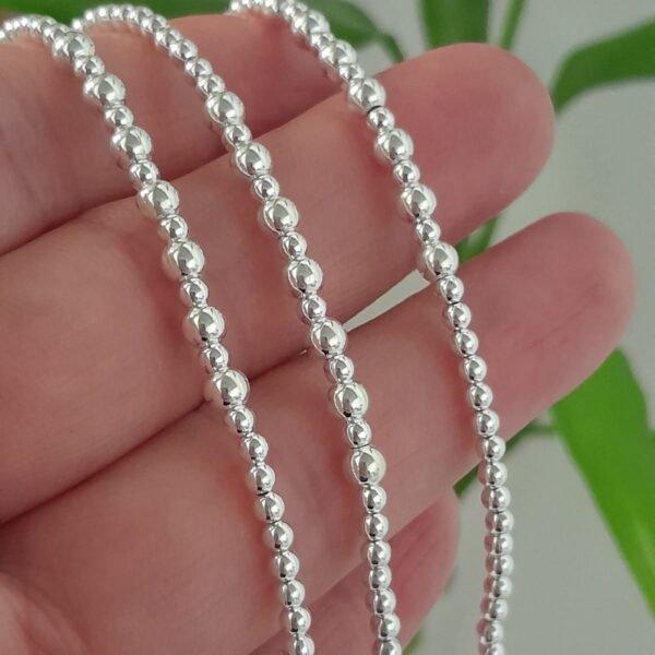 Pulsera italiana bolitas lisas
