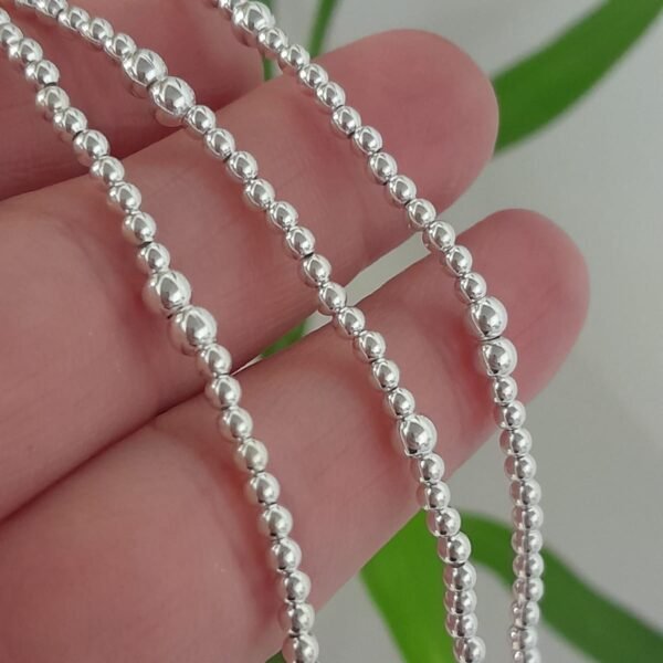 Pulsera italiana bolitas lisas