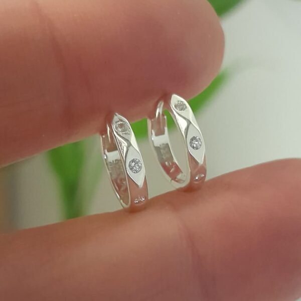 Argolla italiana mini con cubic