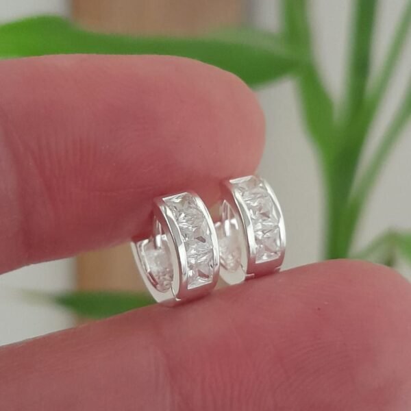 Argolla italiana baby cubic ancho