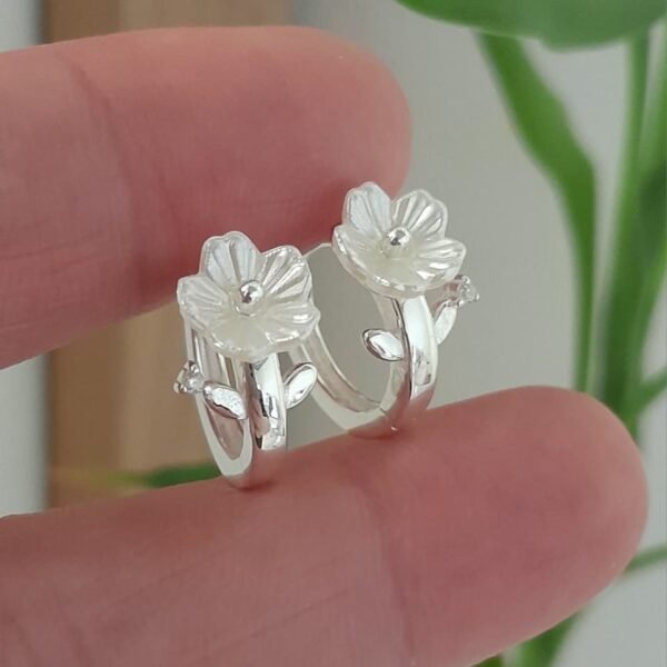 Argolla italiana flor de nacar
