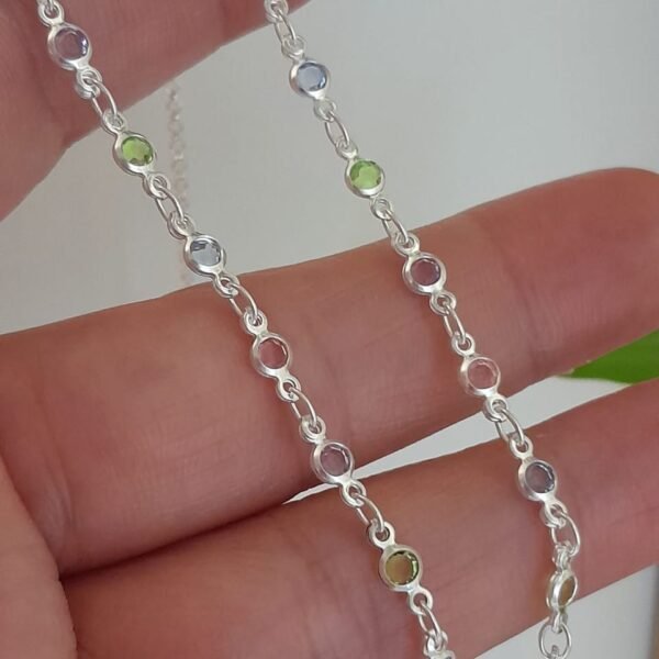 Chocker laminado cubic colores pasteles